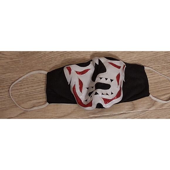 Lot Of 2 Wrestling Lucha Libere Luchador Mask  Facecovers Preowned As Is WWE AEW - Picture 7 of 8